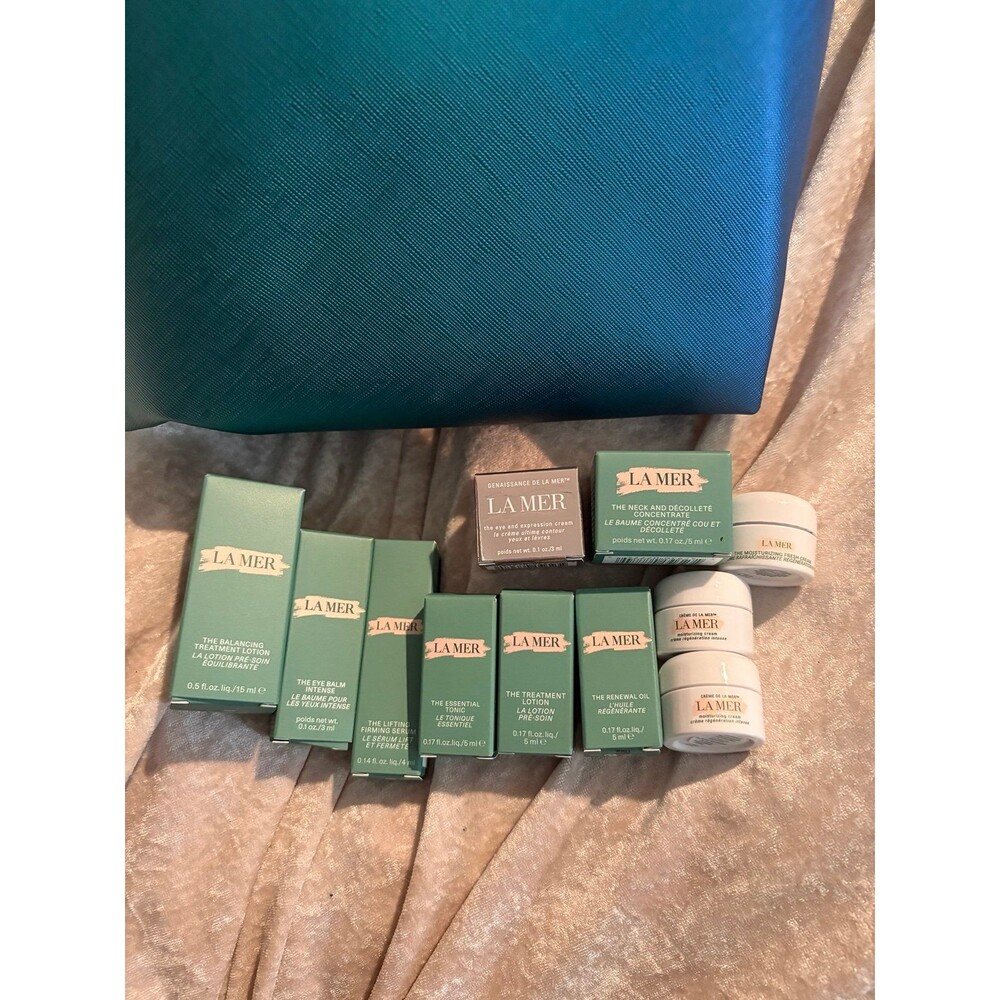 La Mer skincare set of 11 plus bag plus box - Picture 2 of 6